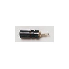 Pomona 3760 Single Banana/Binding Post Chassis Mount - Black 3760-0