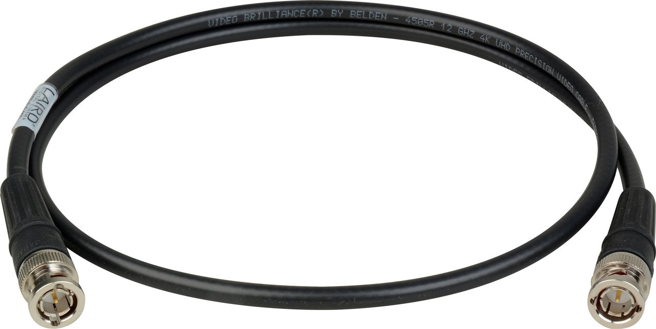Laird 4505R-B-B-MG-075 12G-SDI/4KUHD Single Link BNC Cable - 75 Foot Military Green