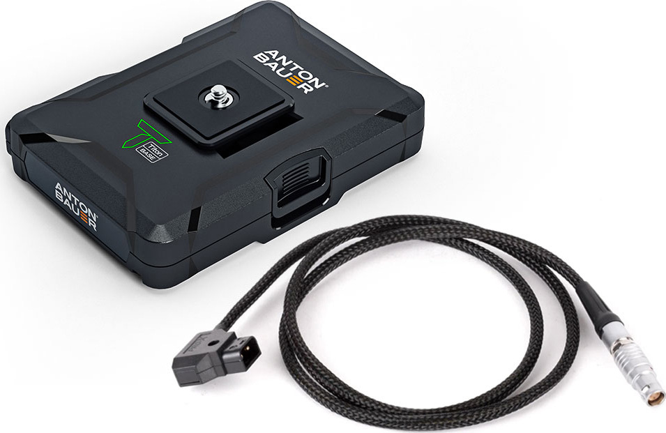 Anton Bauer 8275-0133 68Wh Titon Base P-Tap Charger Kit for 14V Canon Camera with Braided Cable and Lemo AB-8275-0133