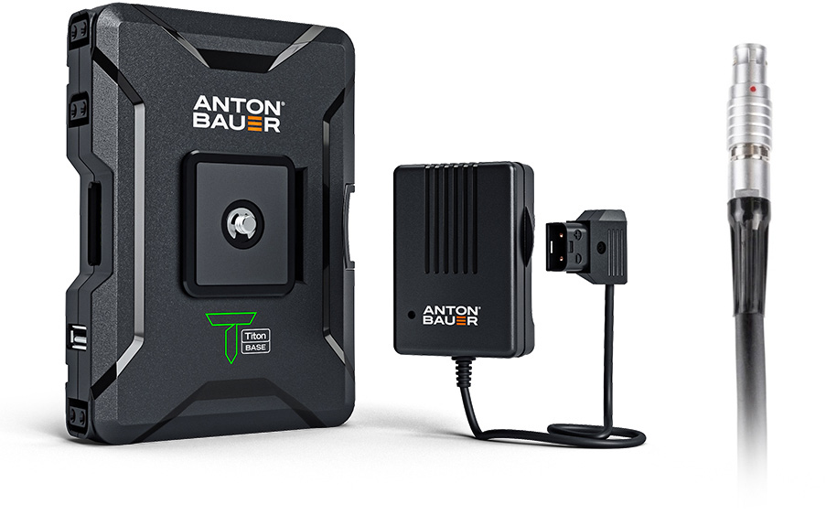 Anton Bauer 8275-0134 68Wh Titon Base P-Tap Charger Kit for 14V Canon Camera with Lemo AB-8275-0134