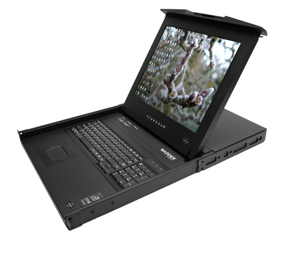 ADDERView RD1916-US RDX 1000 KVM Rack Tray - 19 inch TFT LCD Screen & AVX1016 KVM Switch