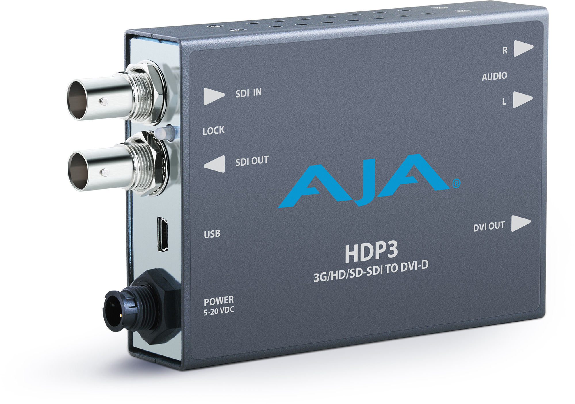 AJA HDP3 3G-SDI To DVI-D Converter/Scaler up to 1080p60  HDP3