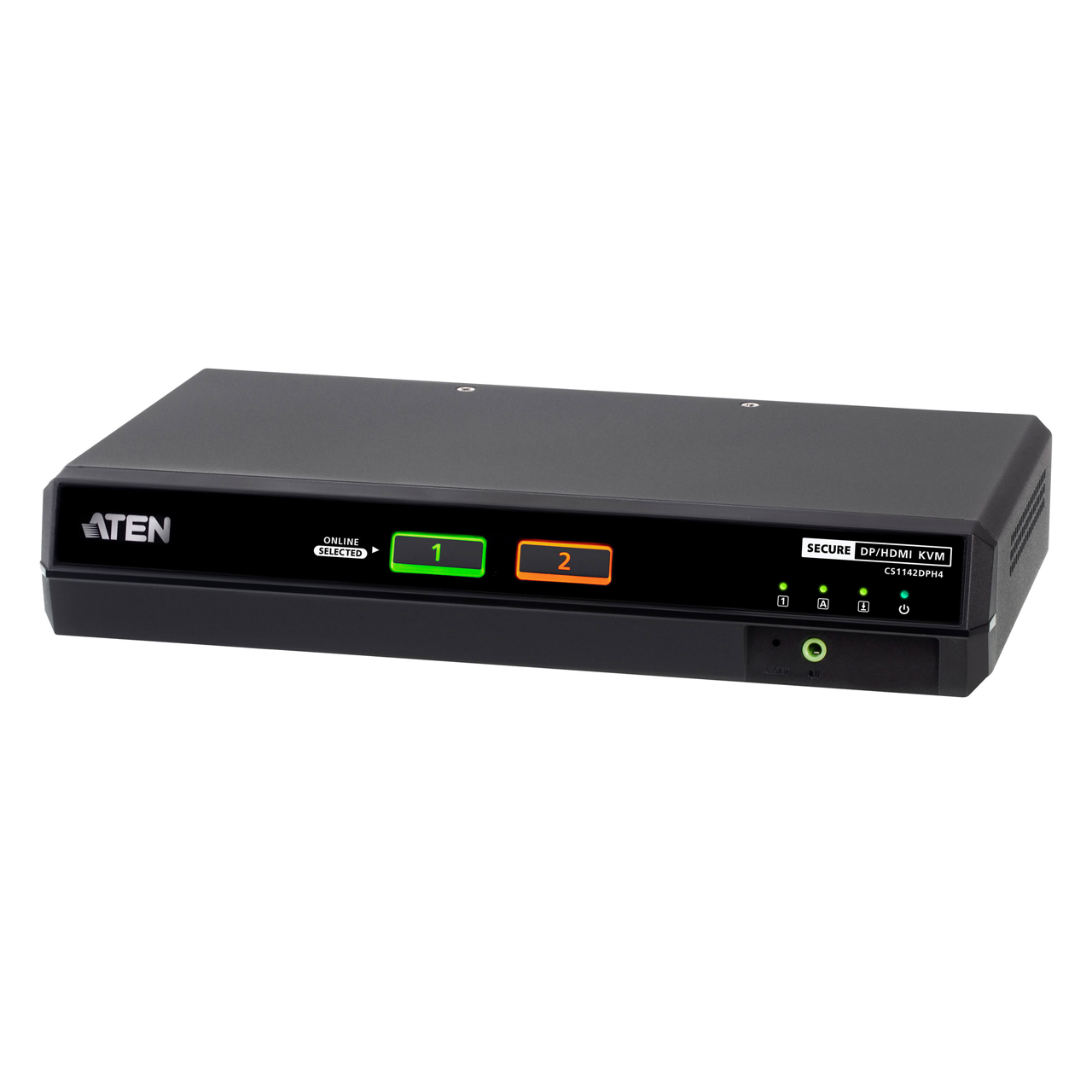 ATEN CS1142DPH4 2-Port USB 5K DisplayPort/HDMI Dual Display Universal Secure KVM Switch - PSD PP v4.0 Compliant
