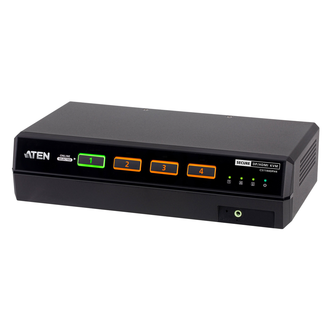 ATEN CS1144DPH4 4-Port USB 5K DisplayPort/HDMI Dual Display Universal Secure KVM Switch - PSD PP v4.0 Compliant
