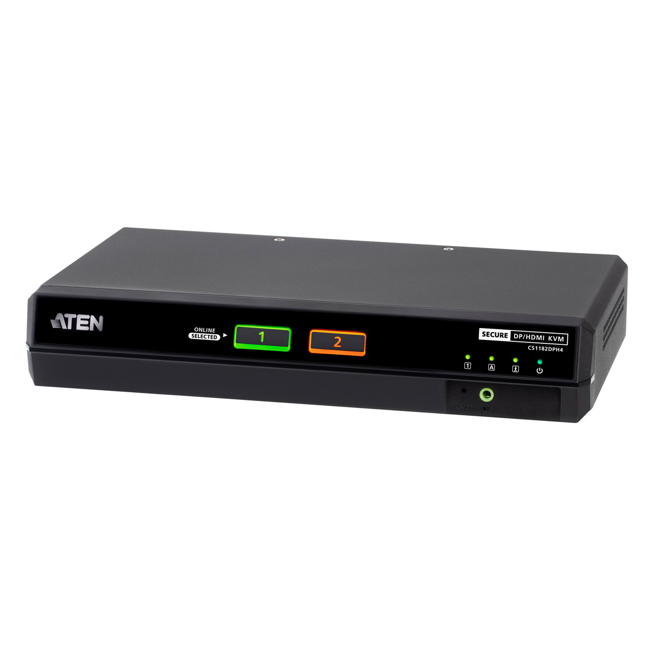 ATEN CS1182DPH4 2-Port USB 5K DisplayPort/HDMI Universal Secure KVM Switch - PSD PP v4.0 Compliant