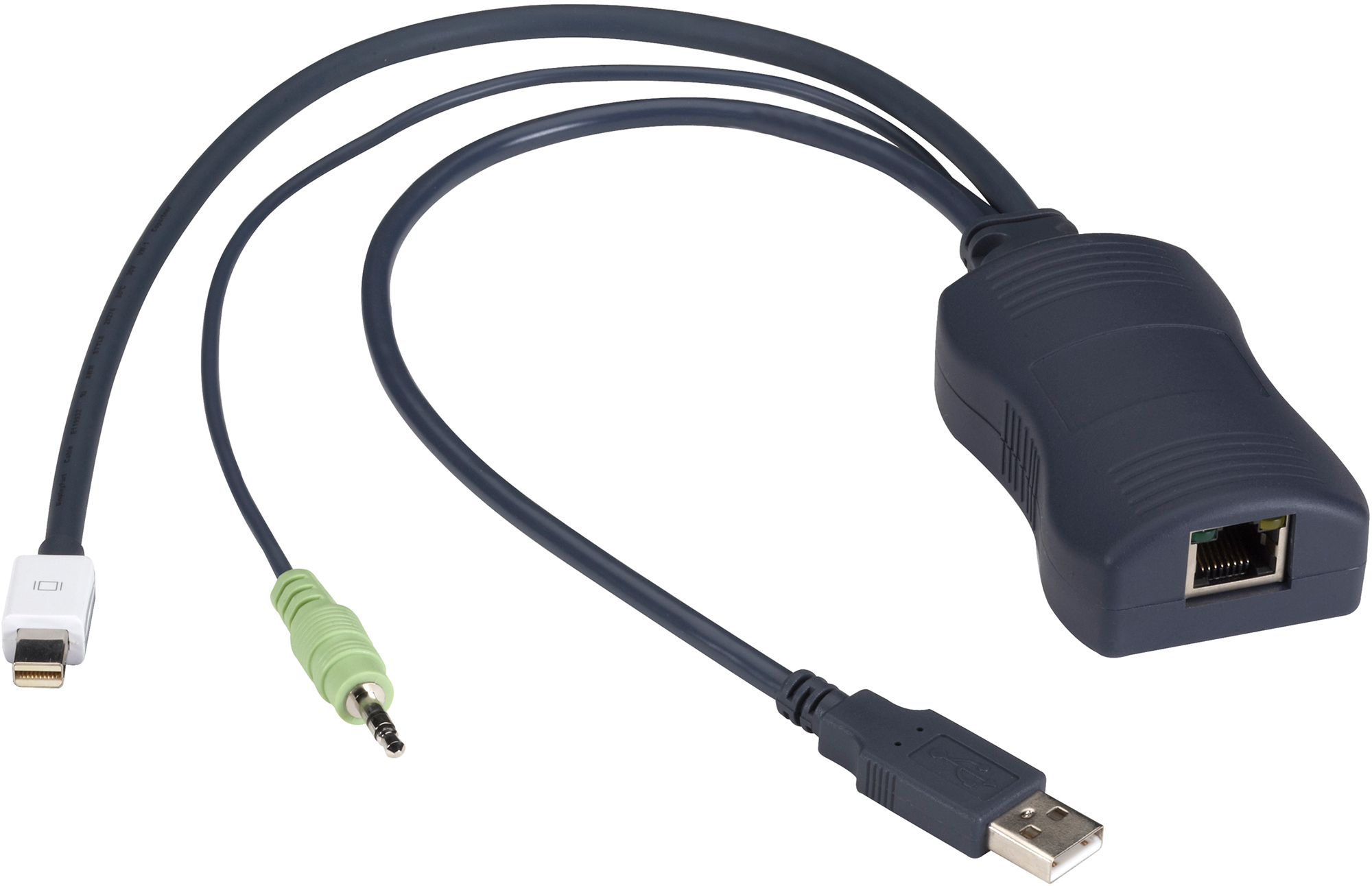 Black Box KV1409A CX Series Server Access Module - Mini DisplayPort - USB - Audio - CATx KVM Module BBX-KV1409A