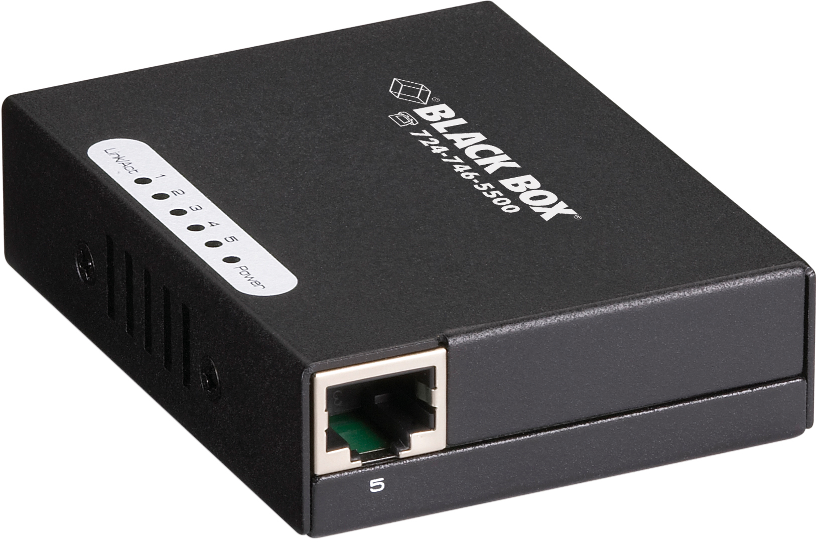 Black Box LBS005A Series Fast Ethernet (100-Mbps) Switch - 10/100-Mbps Copper RJ45 - USB Powered