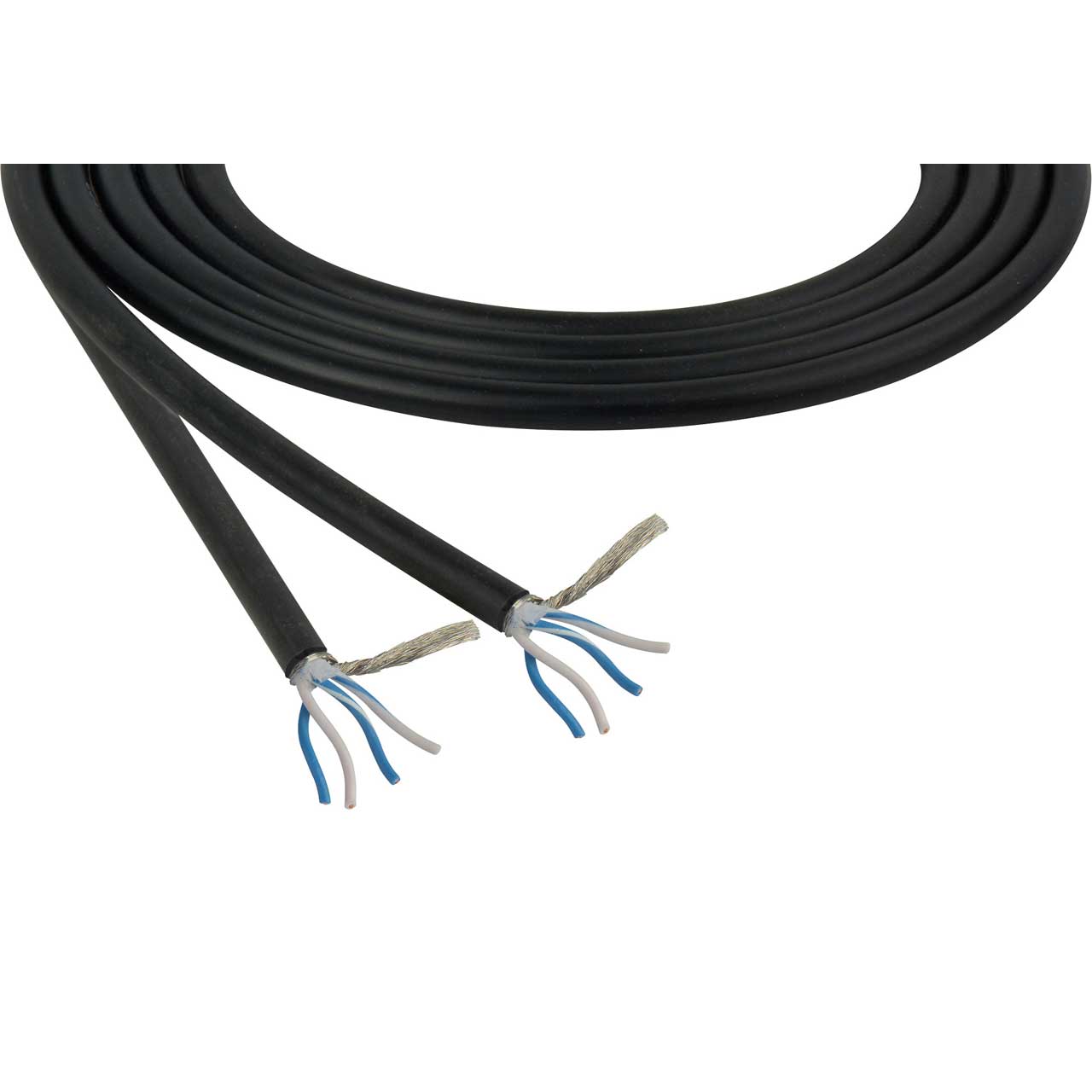 Belden 1192A Star Quad Low Impedance Mic & Instrument Cable Str BC 4x24AWG - Black - 500 Ft