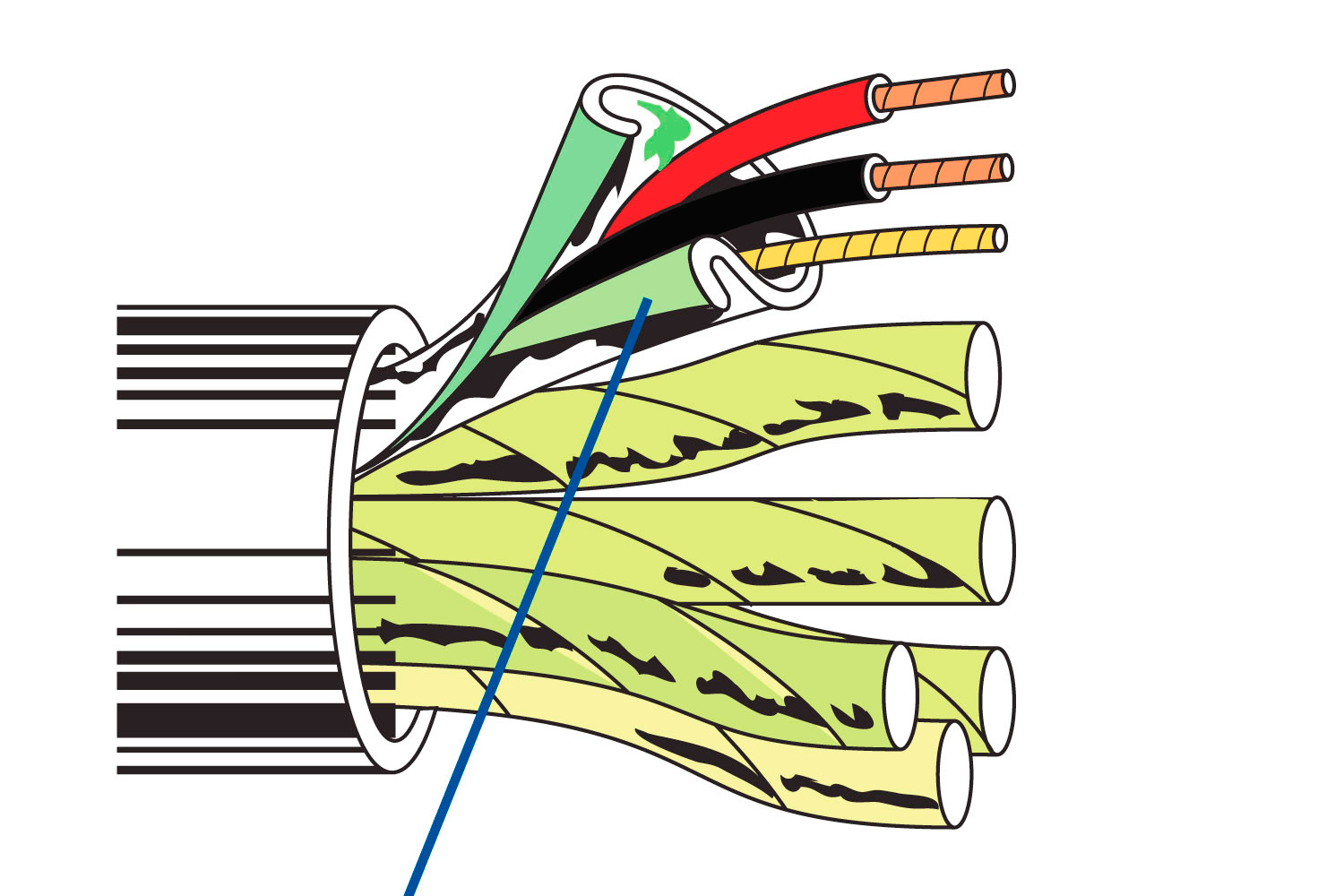 Belden 6pr. Audio Control & Instrument Cable Chrome Jacket 250ft BL-8778-250