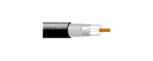 Belden 9310 20AWG RG-58/U Type 50 Ohm Coax Cable - Black - 1000 Foot/Reel BL-9310-1000