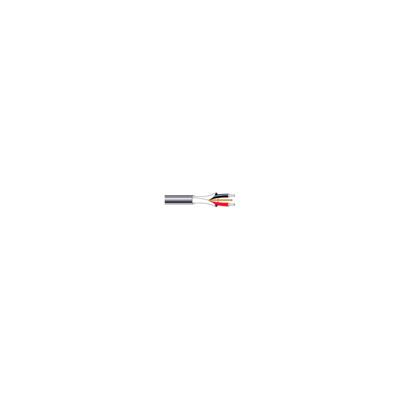 Belden 9451 CMR/Riser Rated Single Pair Analog Audio Cable 22 AWG - TC - Shielded - Black - 5000 Foot