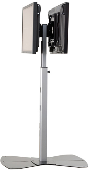 Chief MF2US Medium Flat Panel Dual Display Floor AV Stand CHF-MF2US