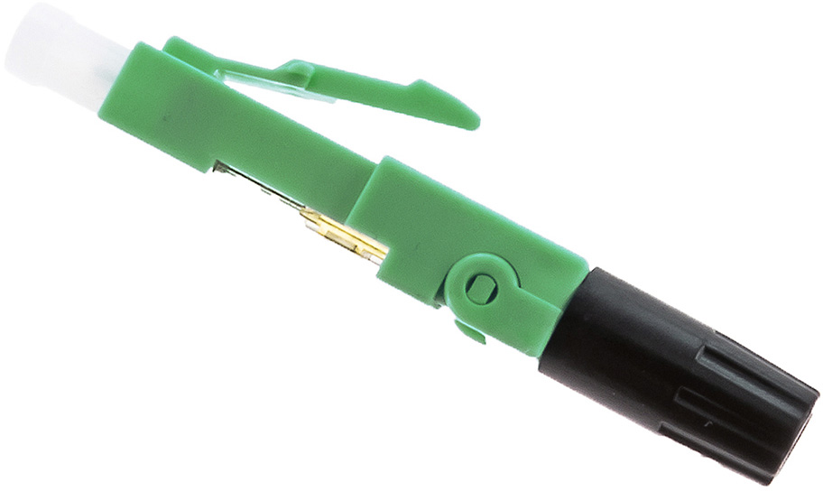 Cleerline SSF-LC-SMAPC-10 LC Type Single Mode Angled Polished Connector Fiber Cable CLT-SSFLCSMAPC10