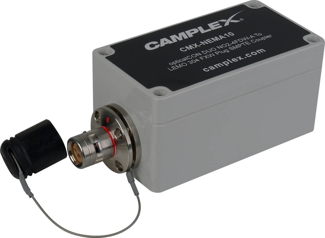 Camplex OpticalCON DUO NO2-4FDW-A To LEMO FXW SMPTE Hybrid Adapter Box