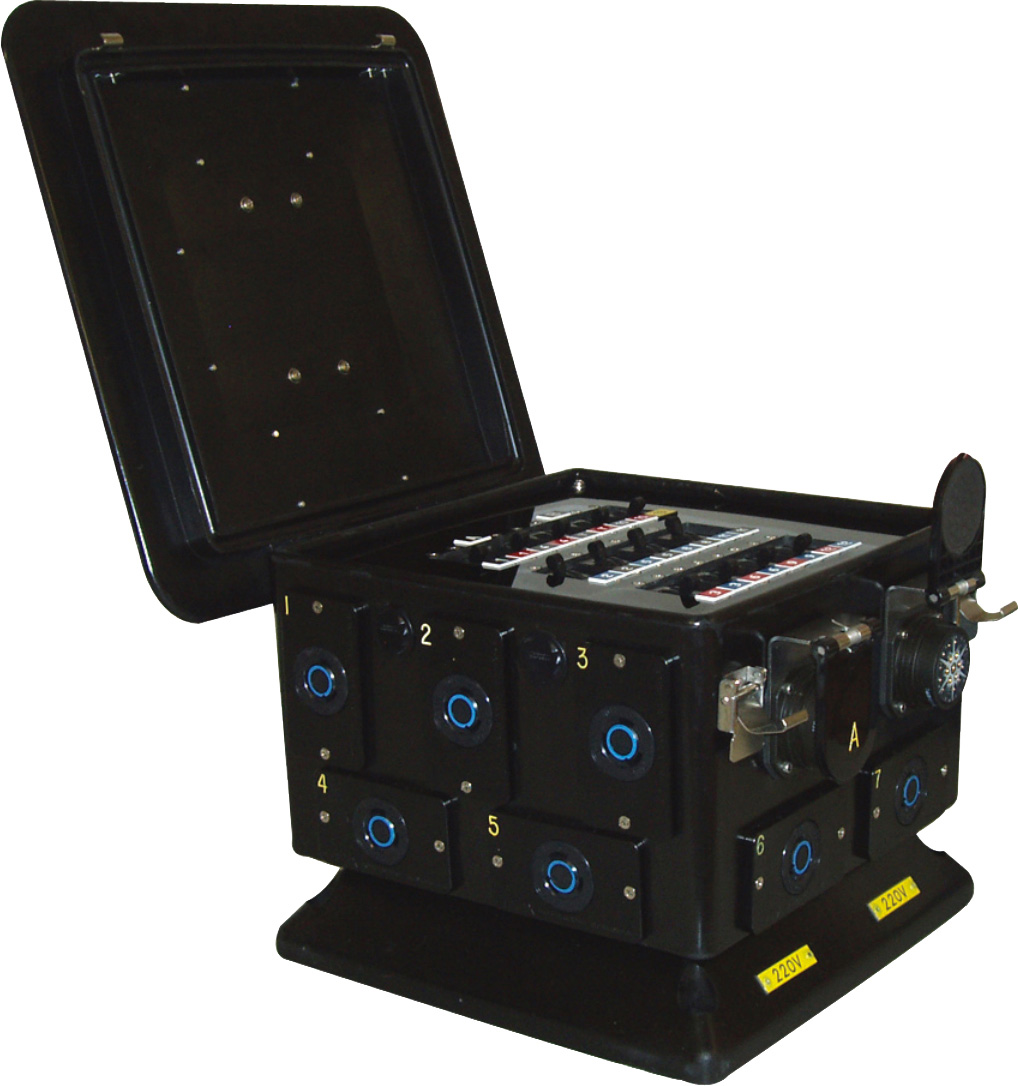Lex DB160NP-ADDMS1 Rubber Enclosure 160A Panel Mount Cam Inlet (12) L620 Locking Receptacles Paralleled to (2) LSC19 DB160NP-ADDMS1