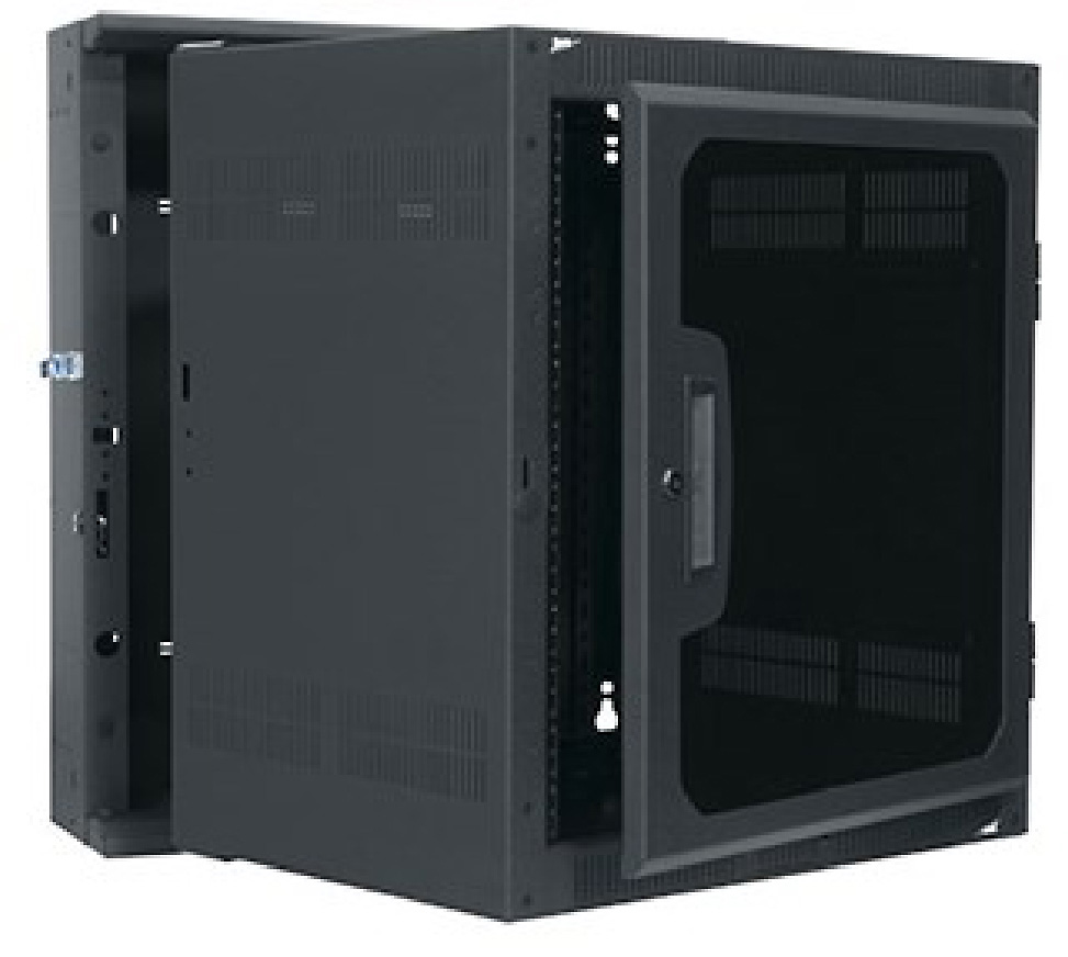 10 Space Sectional Wall Rack with Plexi Door  DWR-10-22PD