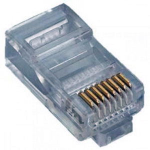 8P8C RJ45 Modular Plug for Flat Stranded Wire 50 Pack ECL702-008