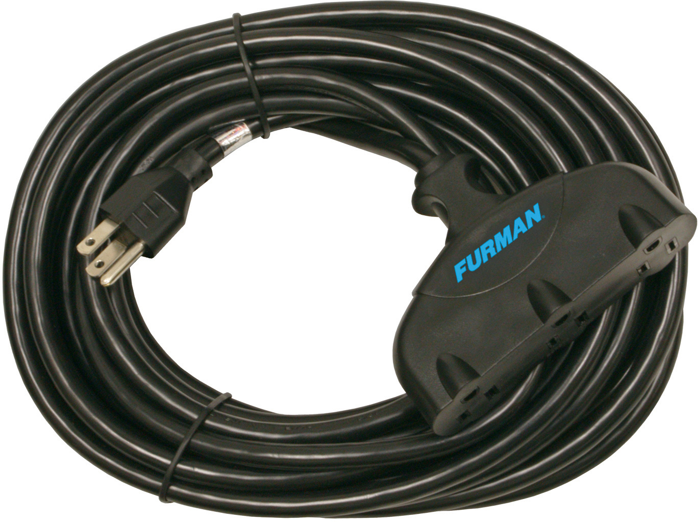 Furman ACX-25 Black 25 Foot (14AWG) Extension / Power Cord with Three Female Outlet Sockets  ACX-25