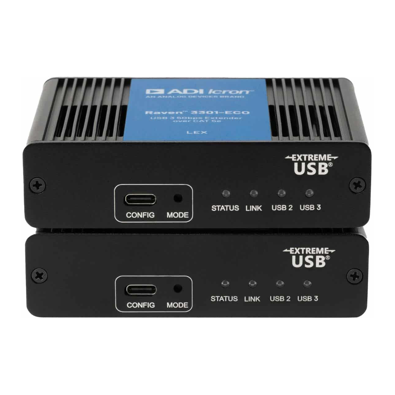 Icron Raven 3301-ECO 1-Port USB 3.0 5Gbps CAT 5e Extender System - 328 Foot Range
