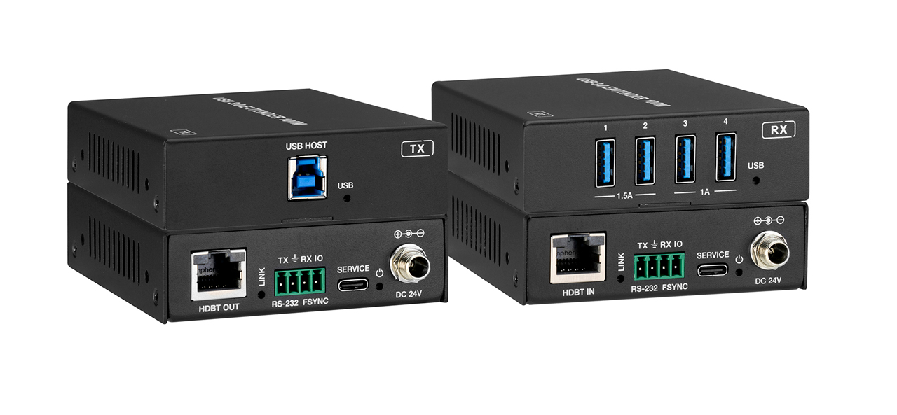 KanexPro EXT-USB3100M USB 3.0/HDBaseT Extender over CAT6 - 328 Feet / 100 Meter Transmission Distance