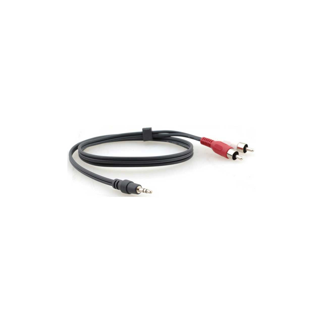 Kramer C-A35M/2RAM-15 3.5mm to 2 RCA Breakout Cable - 15ft