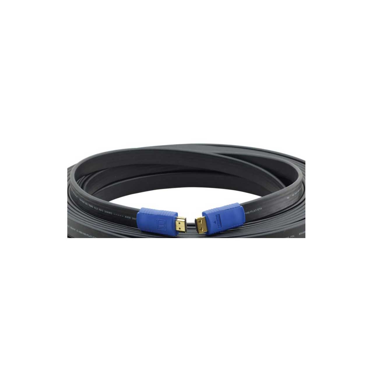 Kramer C-HM/HM/FLAT/ETH-6 Flat High-Speed HDMI Cable with Ethernet - 6 Ft.