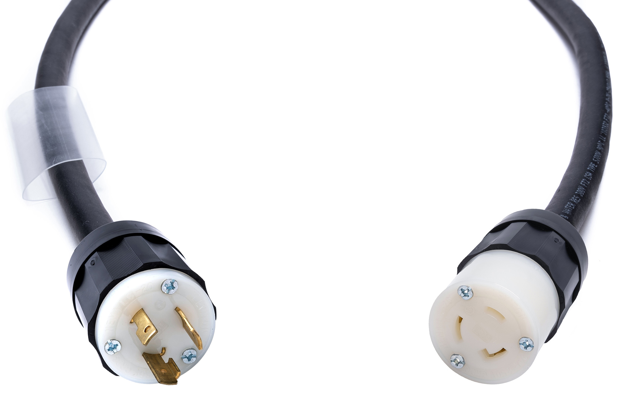 Laird LDC-20TM-F-100 20 Amp Twistlock Power Extension Cable Male to Female - 100 Foot LDC-20TM-F-100
