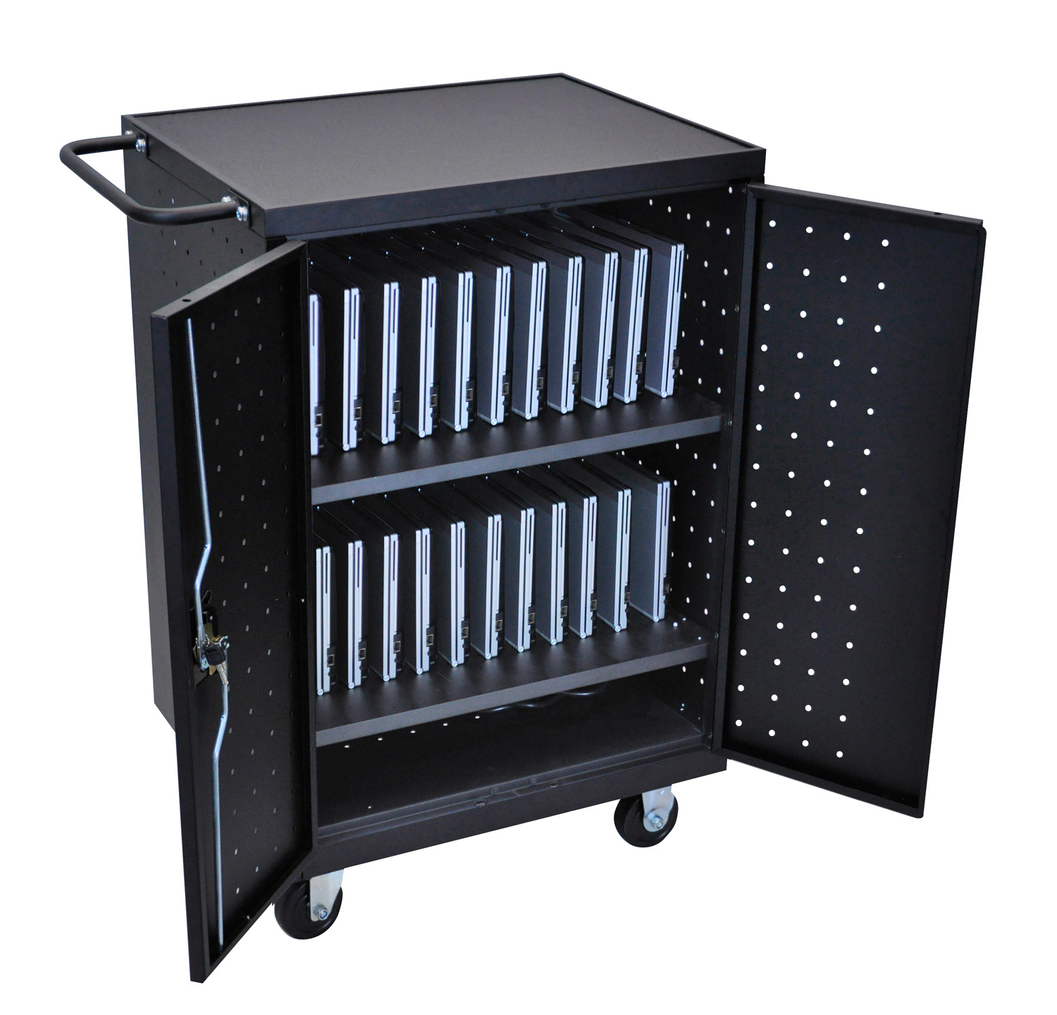 Luxor LLTP24-B 24 Capacity Tablet Charging Cart  LLTP24-B