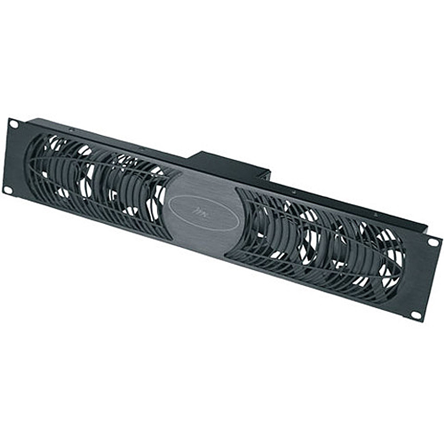 Middle Atlantic UQFP-4RA-INT Ultra Quiet Fan Panel - 100 CFM - 27dB - Anodized  UQFP-4RA-INT