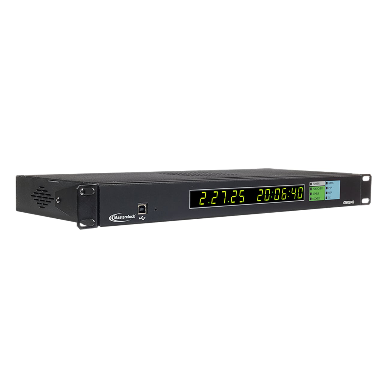 Masterclock GMR6000 1RU Multi-Function 13-Digit NTP & PTP Master Clock Display - TAA