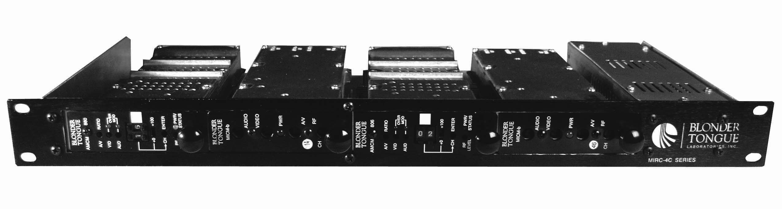 Blonder Tongue HE-4 Series Rack Chassis and Power Supply for 4 Modules