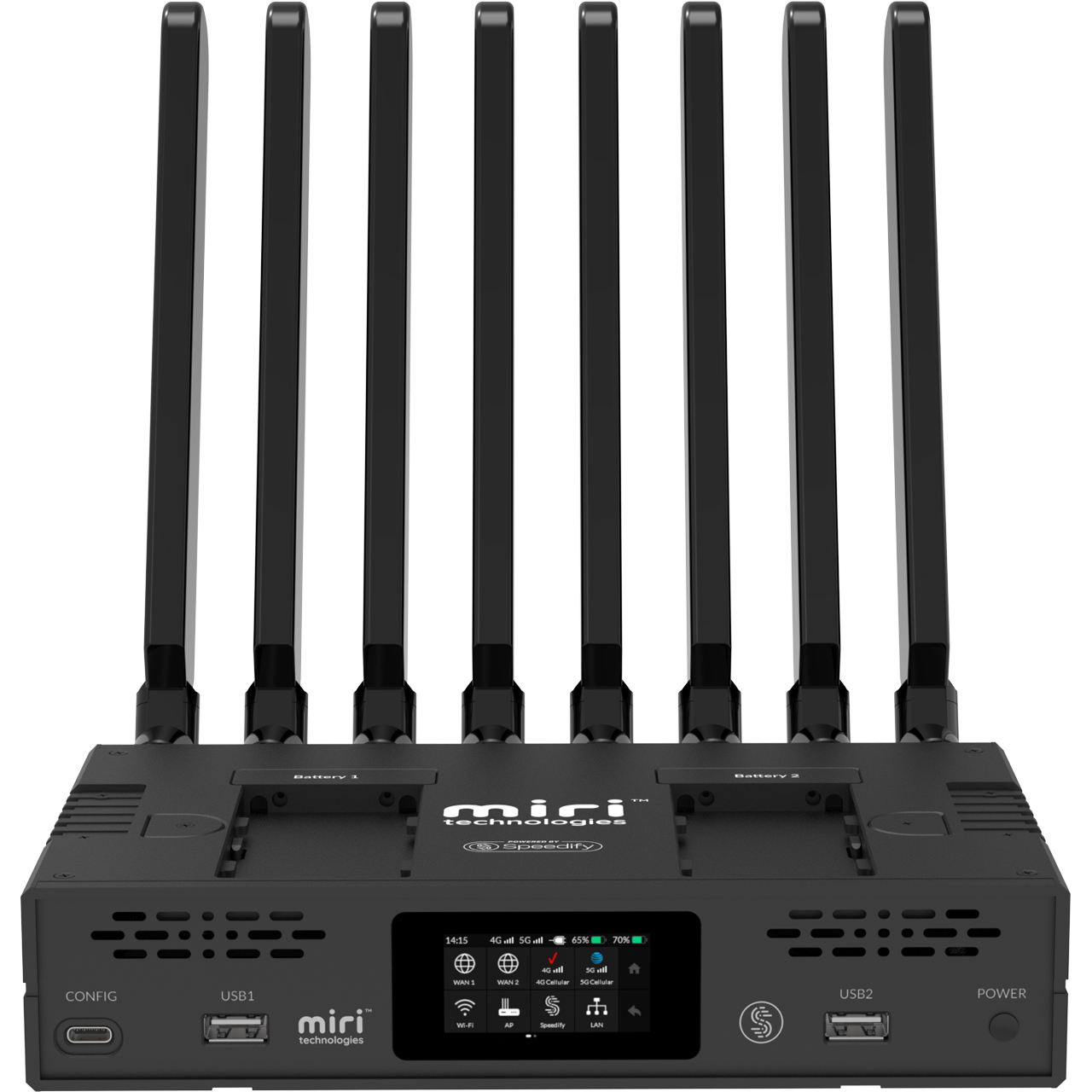 Miri X510 Dual-Cellular Bonding Network Router - Combines up to 7 Internet Links - SIM Cards Not Included X510