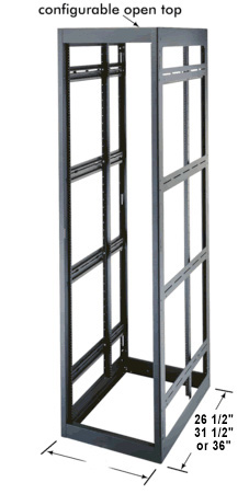 44 Space MRK Rack 26in Depth (less rear door)  MRK-4426LRD