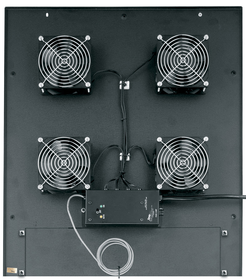 4 1/2 Inch Fan Top with 4 Quiet Fans  MW-4QFT-FC