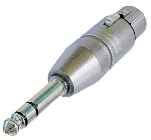 Neutrik NA3FP 3 Pin XLR Female to TRS 1/4 Inch Plug NA3FP