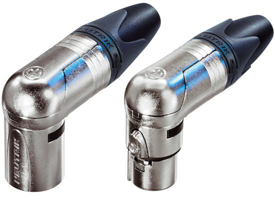 Neutrik NC5MRX Right Angle 5 Pin XLRM - Nickel/Silver NC5MRX
