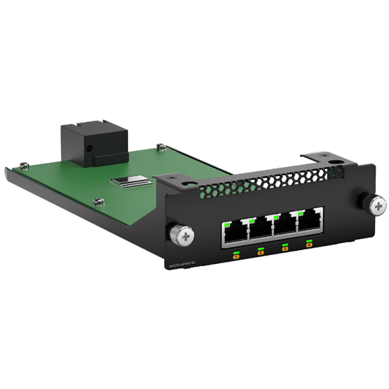 Netgear AV APM414C Interface Card with Four Standard 10GBASE-T RJ45 Ports for M4350-16M4V Switch