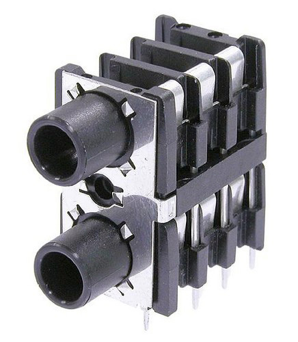 Neutrik NSJ12HC Full Nose Stereo Dual Stacking Jack NSJ12HC