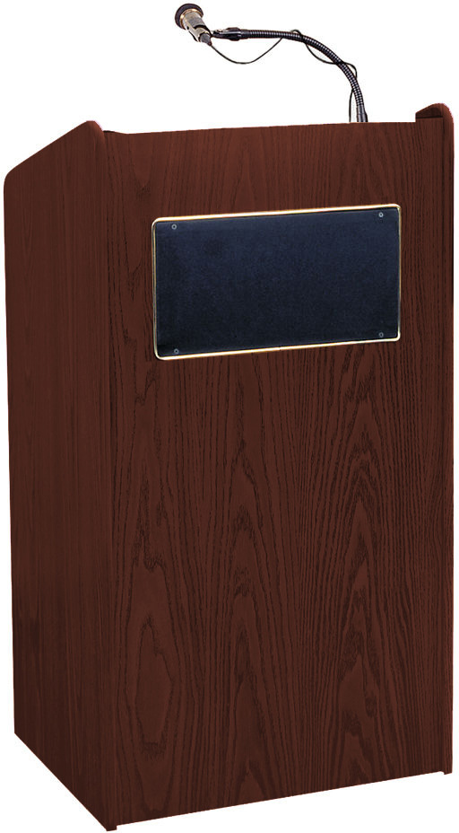 Aristocrat Floor Sound Lectern - Mahogany OK-6010-MY