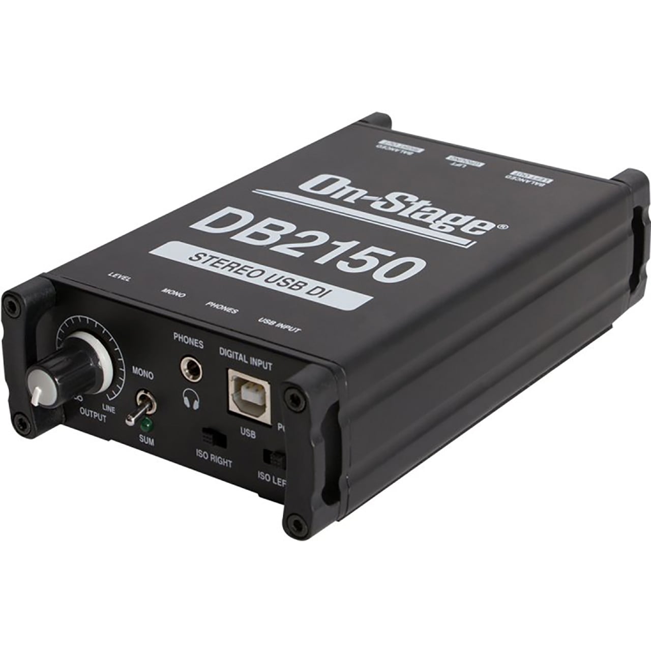 On-Stage DB2150 Passive Stereo USB DI Box