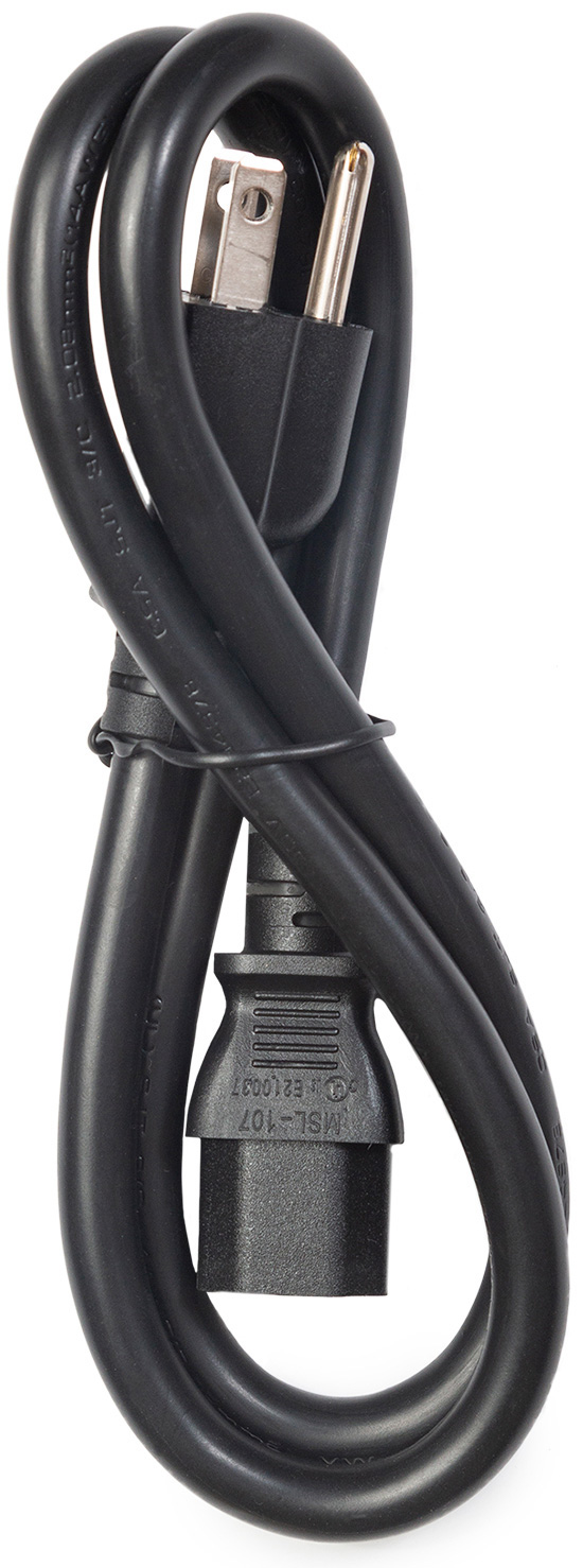 Panamax 15-IEC3 14/3 SJT Black NEMA 5-15P to IEC-60320-C13 Power Cable - 3 Foot  15-IEC3