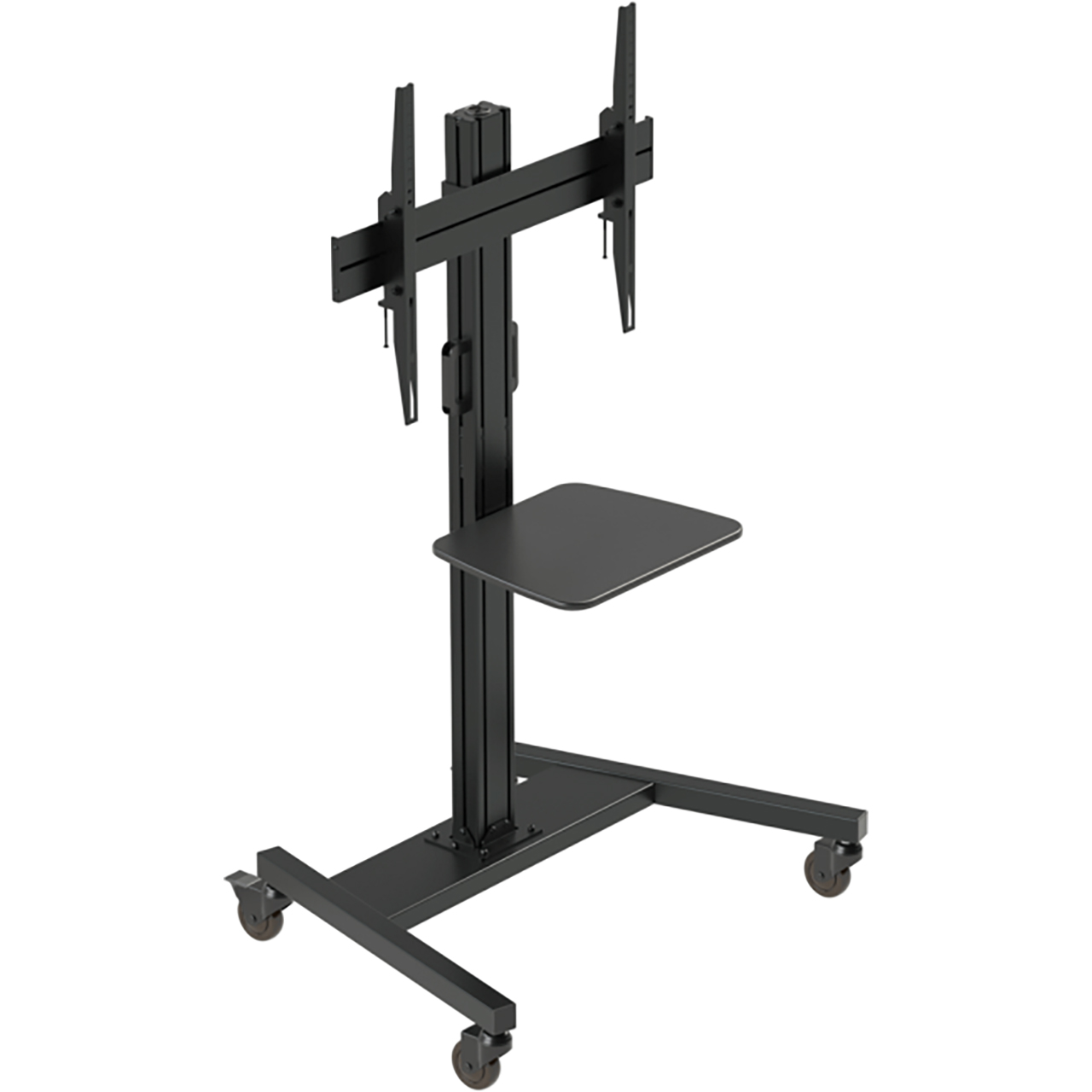 Premier Mounts PSD-ROO All-in-One Mobile Cart for Displays up to 75 Inches and 150lbs