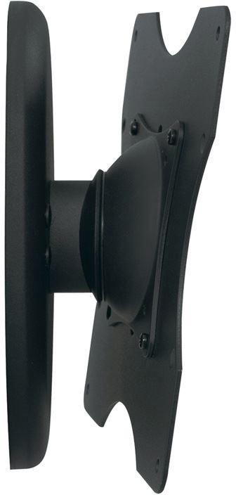 Premier Mounts PTM-B Single Stud Tilt & Pivot Flate Panel Mount - Up to 50 lbs - Black  PTM-B