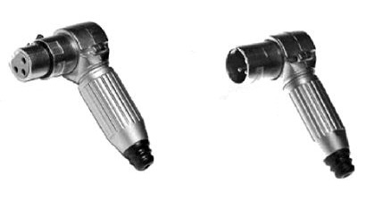 Switchcraft R3MZ Male 3-Pin XLR Right Angle Cable Mount Connector R3M