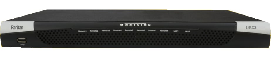 Raritan Dominion KX III High Performance KVM-over-IP Switch - 8 Server Ports/1 Remote User/1 Local Port