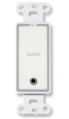 Radio Design Labs D-MJPT Mini-Jack Pass-Through Plate RDL-D-MJPT