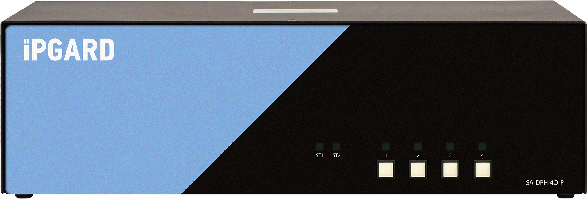 SmartAVI SA-DPH-4Q-P 4-Port QH Secure SH DVI / SH HDMI and DH DisplayPort KVM with Audio and CAC SA-DPH-4Q-P