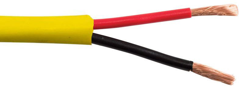 Structured Cable 14/2SP 2-Conductor 14 AWG 41-Strand Copper Contractor Speaker Cable - 1000 Feet Yellow