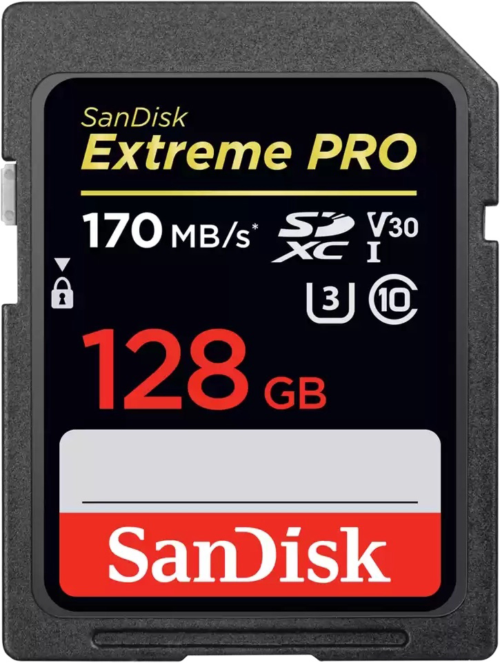 SanDisk SDSDXXY-128G-GN4 Extreme PRO SDHC & SDXC UHS-I Card - 128 GB SDSDXXY-128G-GN4