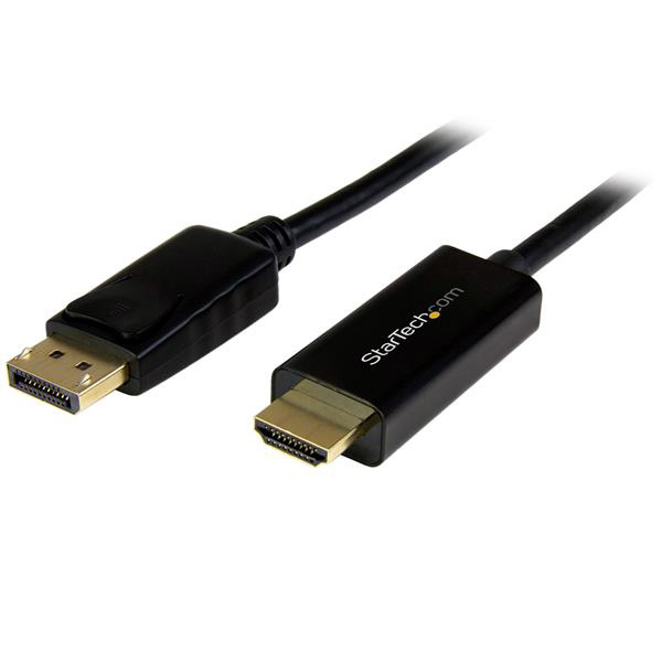 StarTech DP2HDMM2MB 6 ft DisplayPort to HDMI cable - DP to HDMI - 4K
